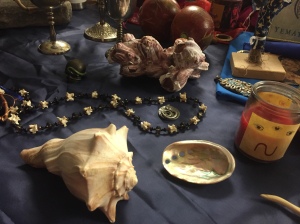 on our altar for our Temple's Midsummer Ritual on June 18, 2016