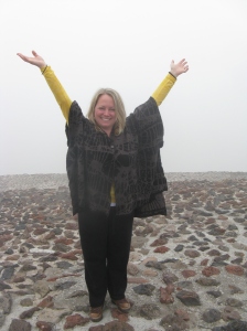 Me on top of the Temple of the Sun, Dec. 31, 2014, at Teotihuacan