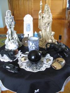 Altar for the Spirit's Edge Online Ritual for Hekate, Rite of Her Sacred Fires