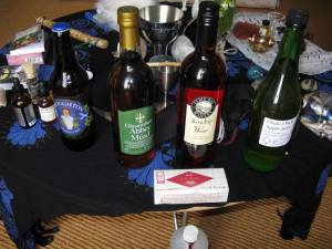 Merlin Altar with Rosehip wine, loved it!