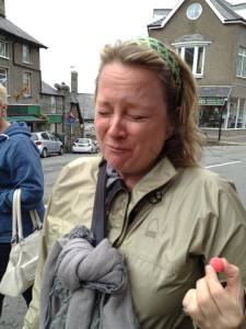 Yes, even the "Mega Sour Cherries", er, um, candies, outside of Harlech Castle in Wales also have their blessings! This was another stop on our Wild Magick of Wales pilgrimage with the Temple of Witchcraft