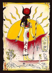 The Goddess Isis, painting by Rosemarie Marelli
