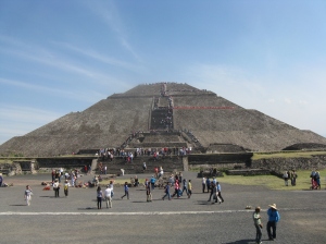 Temple of the Sun, Dec. 30, 2014 at Teotihuacan