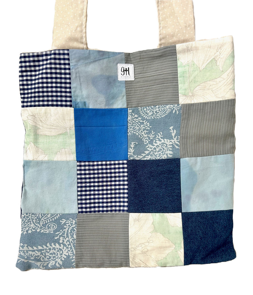 Thumbnail: patchwork tote - 5 colors