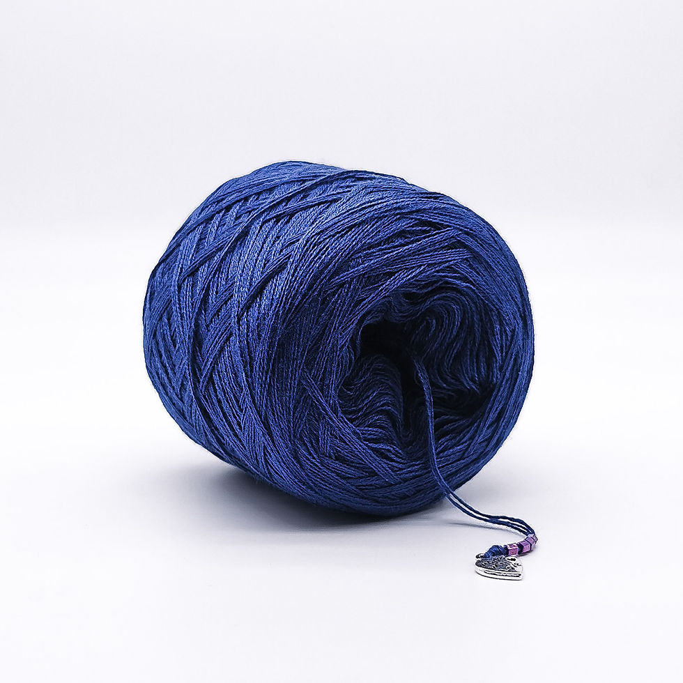 Dark Blue yarn cake