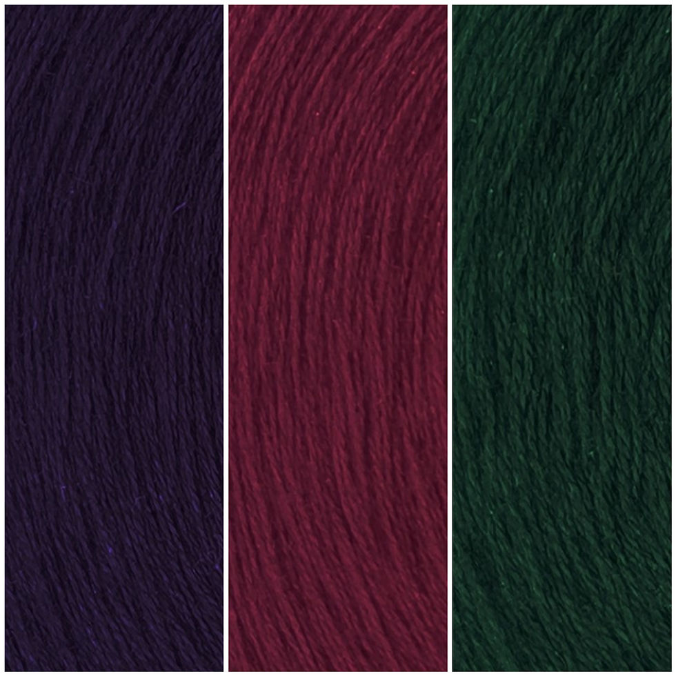 dark purple, burgundy and dark green colour chart