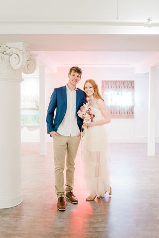 An Art Museum Engagement Editorial | Green Bay Wedding Photographer