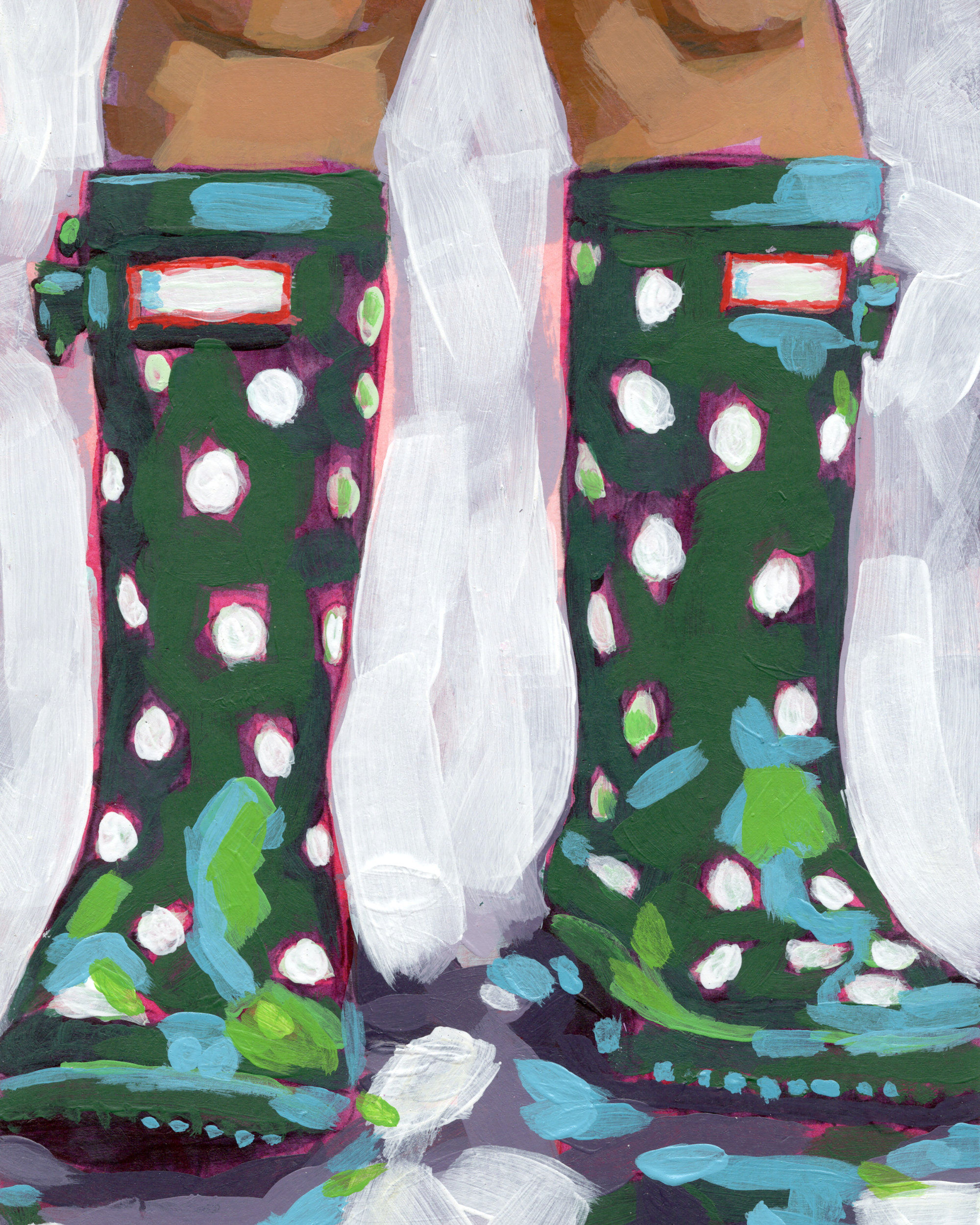 Rain Boots Fine Art Print