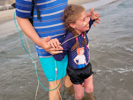 Endlich Meer! "Juhu, das ist schön!" Das Meer hat mir mega gefallen. Frankreich ist toll!