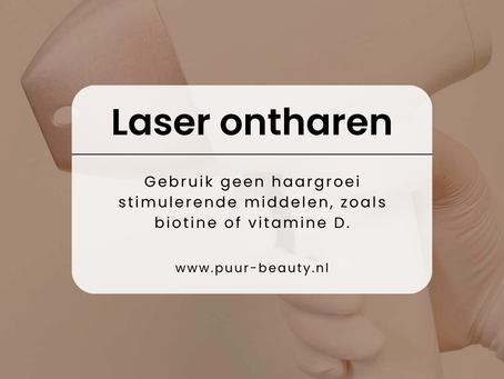 Laser ontharen