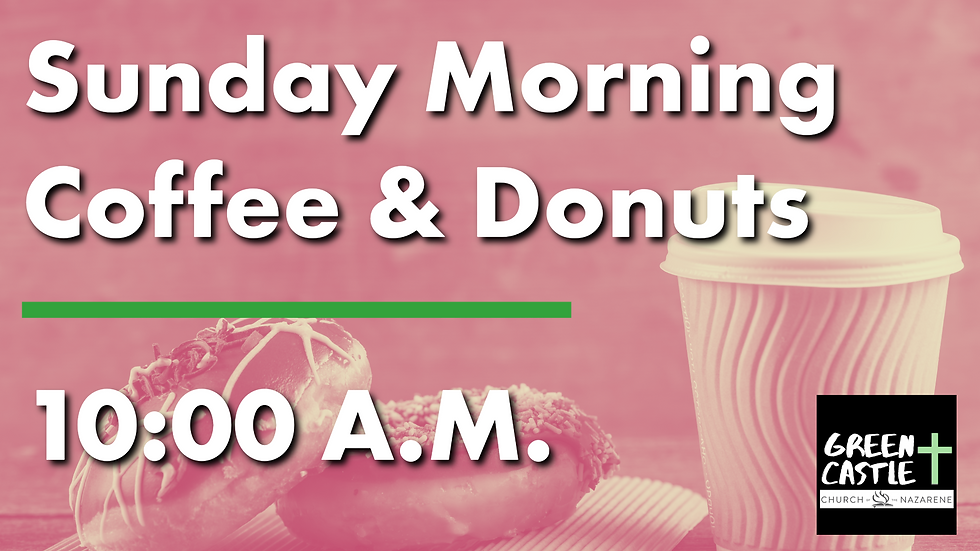 Sunday Morning Coffee & Donuts