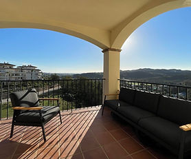 Fully furnished two-bedroom apartment for long-term rent in La Cala Hills Phase 3.