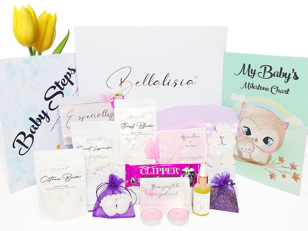 Thumbnail: Luxury large hamper for pregnancy of push gift