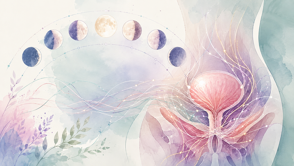 Conceptual cycle phases connected with bladder and sensory nerves