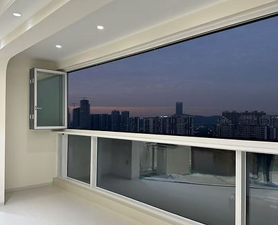 Aluminum Glass Bi-fold Window