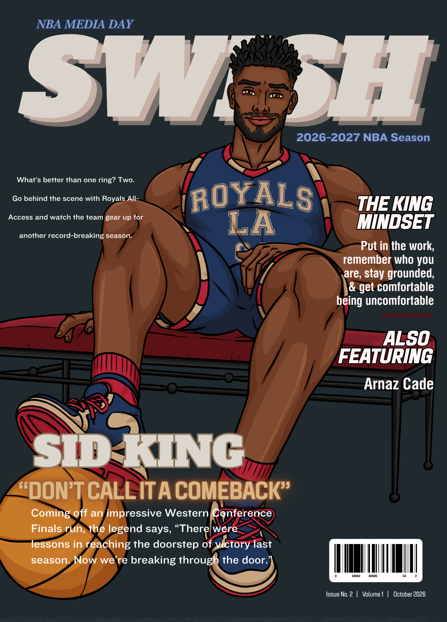 '26-'27 Swish Magazine Chasing Rings NBA Media Day (Set of 5 Prints)