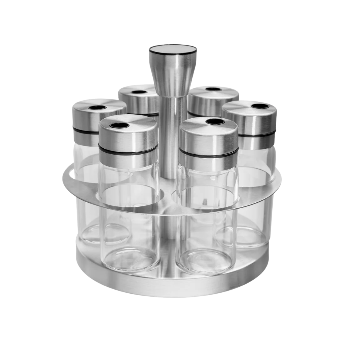 JG PORTA CONDIMENTOS C/SUPORTE GUSTO 6 PCS 