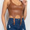 Thumbnail: D-ring Sweetheart Bustier Leather Top
