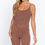 Thumbnail: Round Neck Pointelle Detail Seamless Rib Romper