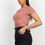 Thumbnail: Self-tie Ribbon Front Cutout Crop Top