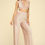 Thumbnail: Crushed Velvet Plunging Neck Tank Top And High Waist Palazzo Pants Set