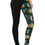 Thumbnail: Spliced 5-inch Long Yoga Style Banded Lined Knit Legging With High Waist