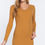 Thumbnail: Long Slv V-neck Sweater Mini Dress