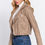 Thumbnail: Long Slv Biker Faux Suede Short Jacket