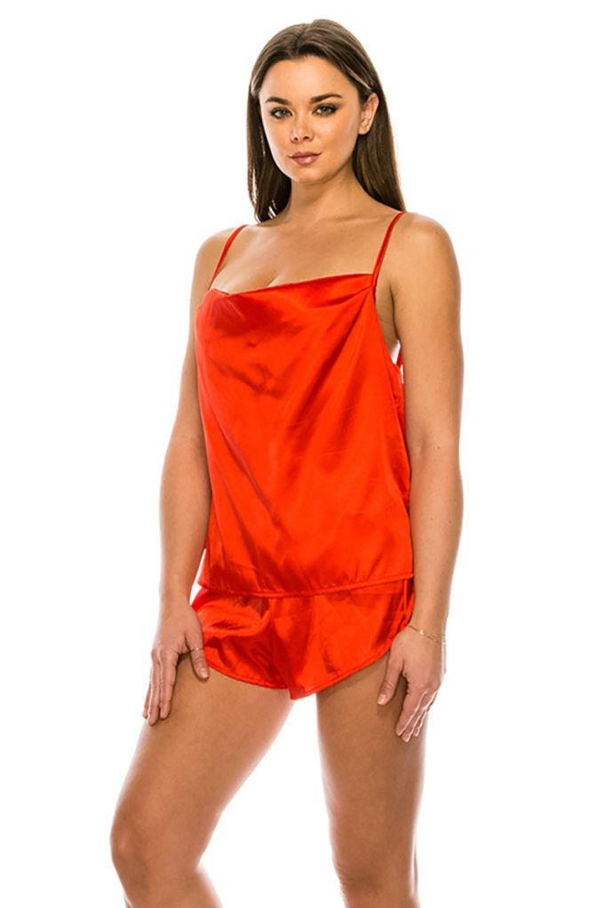 Thumbnail: Satin Pj Short Set