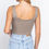 Thumbnail: Scoop Neck 2 Ply Crop Tank Top