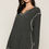 Thumbnail: Two-tone Rib Tunic Top With Side Slits