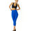 Thumbnail: High Waisted Yoga Capri Leggings - Sky Blue