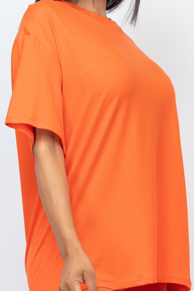 Thumbnail: Loose Fit Top And Bike Shorts Set