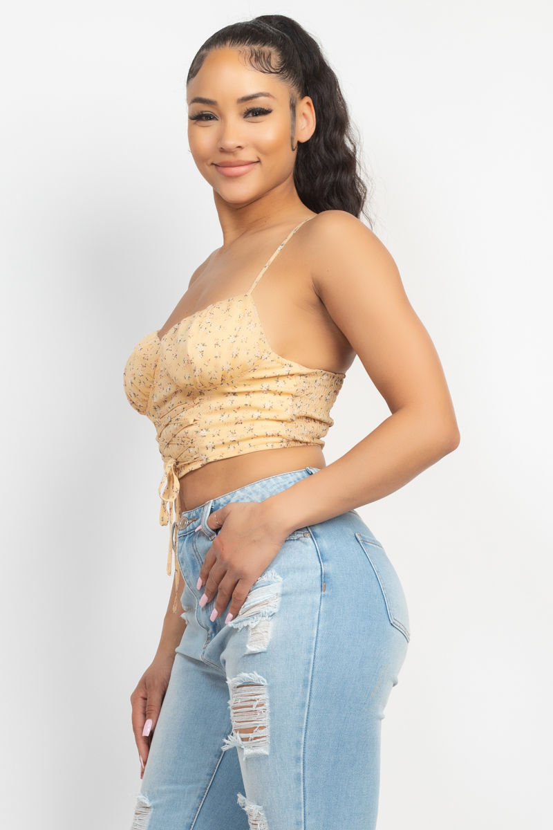 Thumbnail: Floral Ditsy Front Tie Top