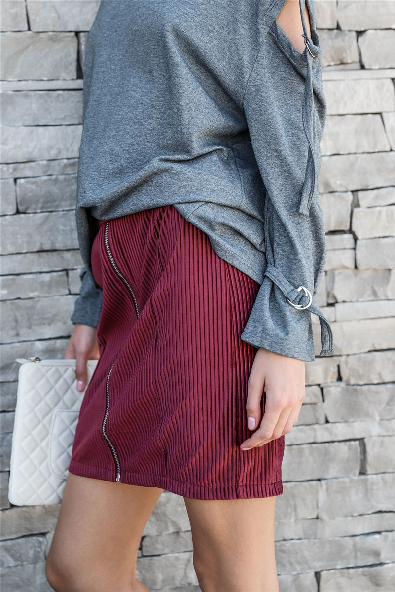 Thumbnail: Long Sleeve Cut-out Sweater