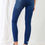 Thumbnail: Dark Blue High-waisted With Rips Skinny Denim Jeans