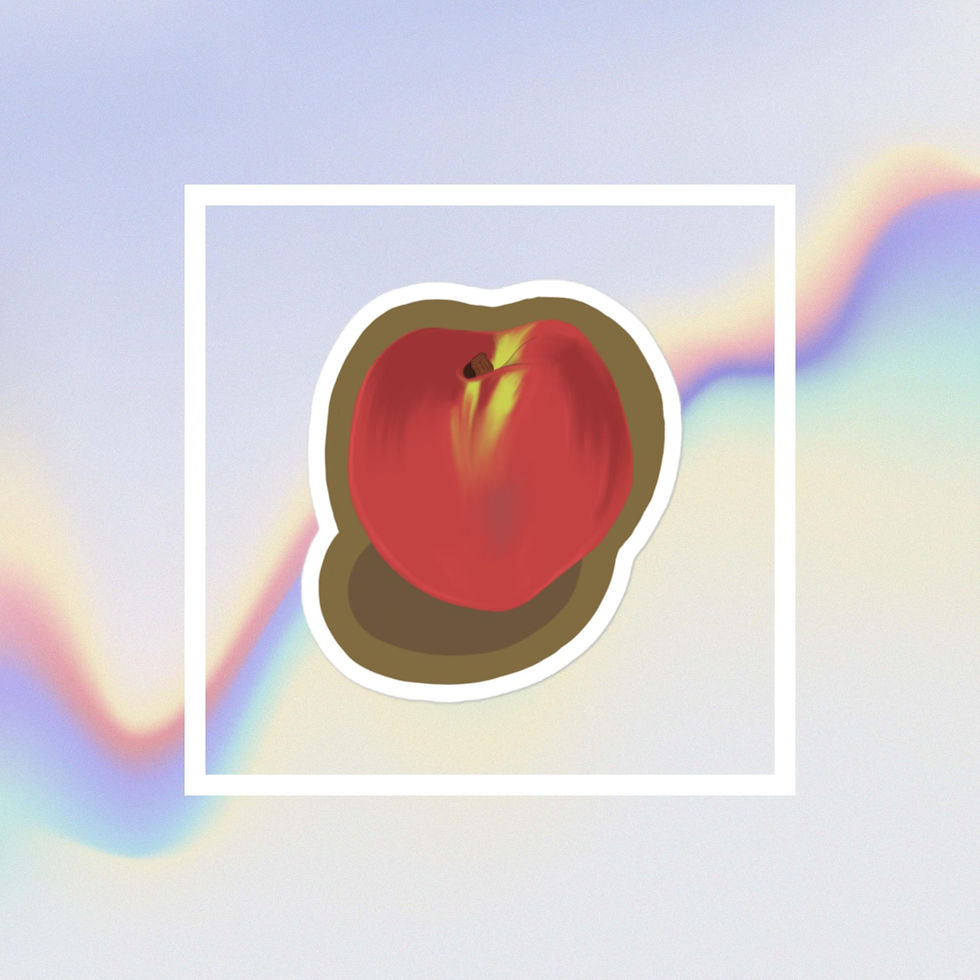"Apple" sticker