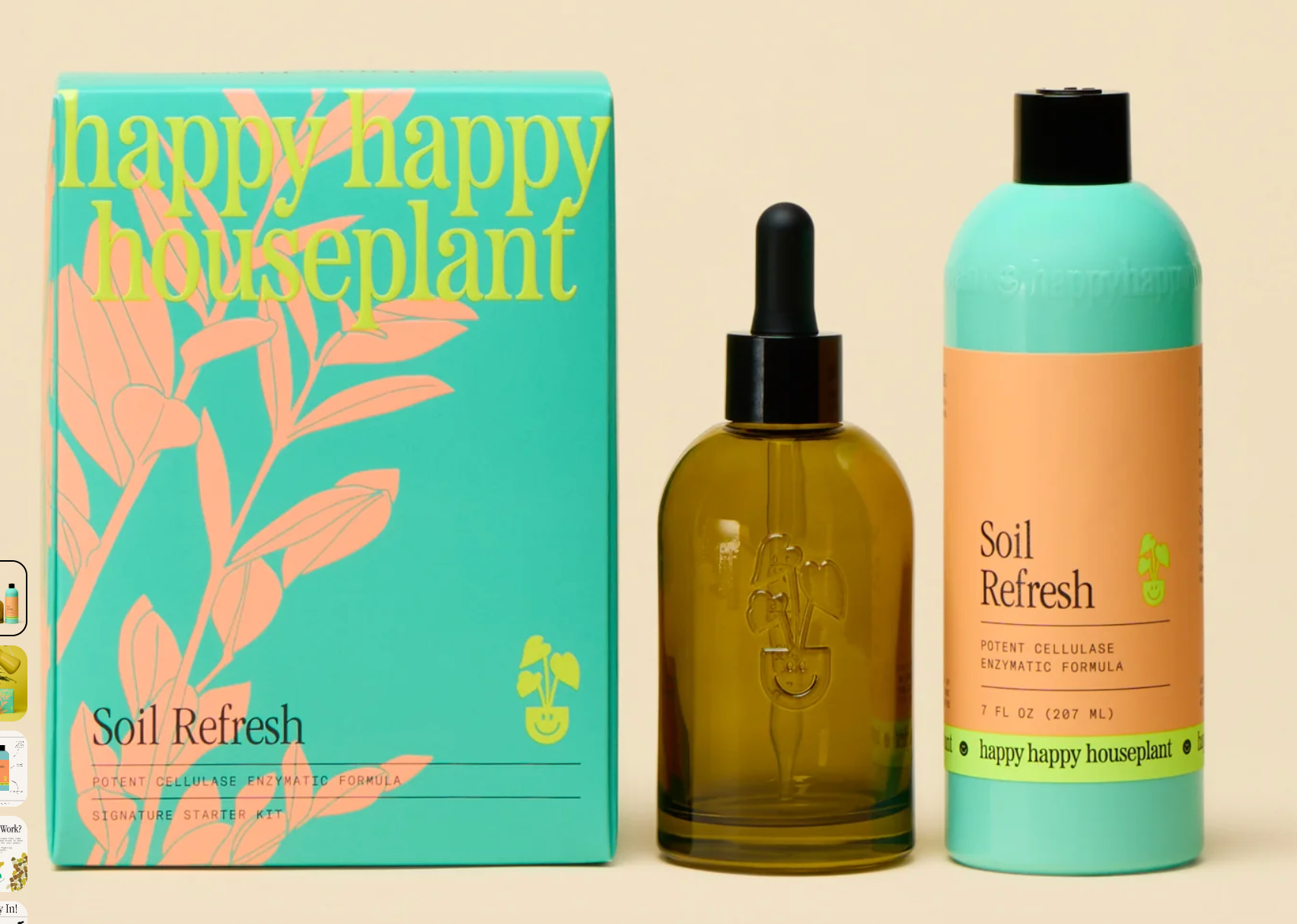 Happy Happy Houseplant Soil Refresh Starter Kit