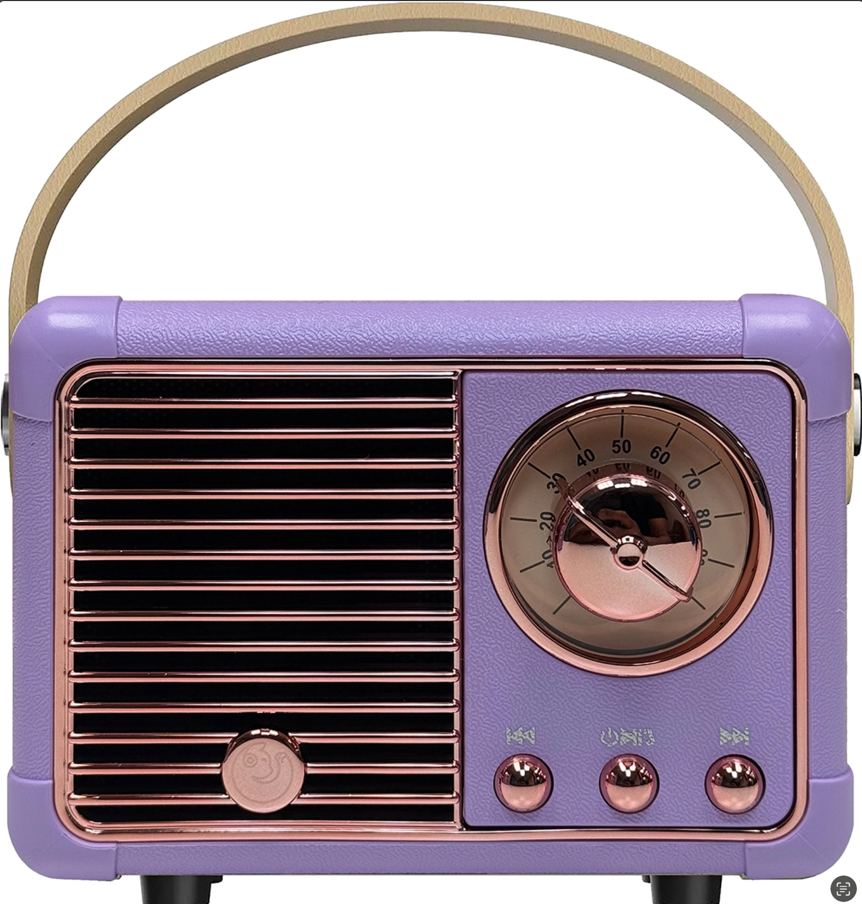 Vintage Bluetooth Speaker Purple