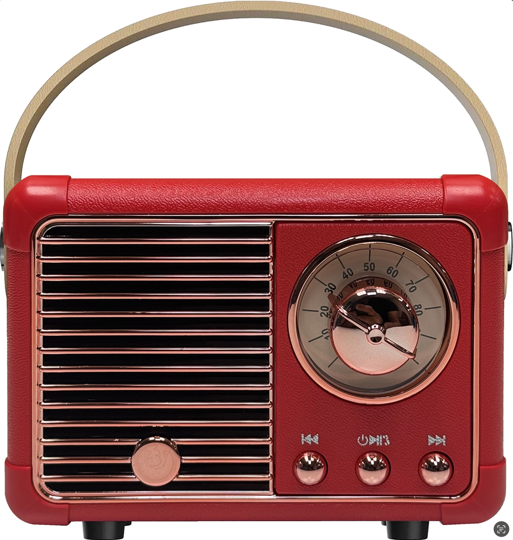 Vintage Bluetooth Speaker - Red