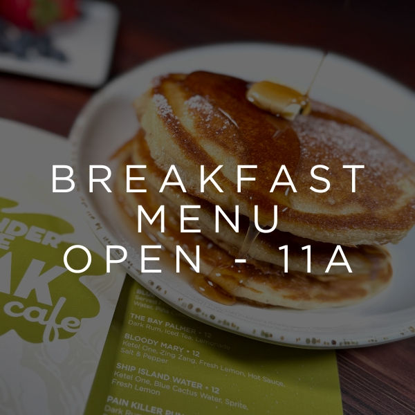 Under the Oak Cafe Breakfast Menu at Scarlet Pearl Casino Resort