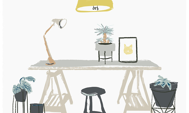 Painted Desk