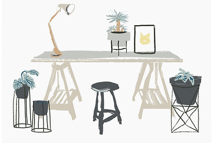 Painted Desk