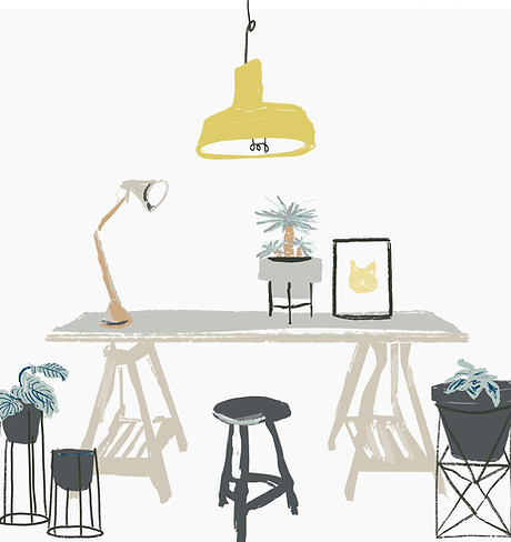 Painted Desk