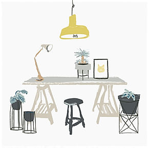bureau Painted