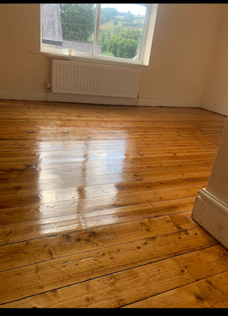 Wooden Flooring in Room Setting