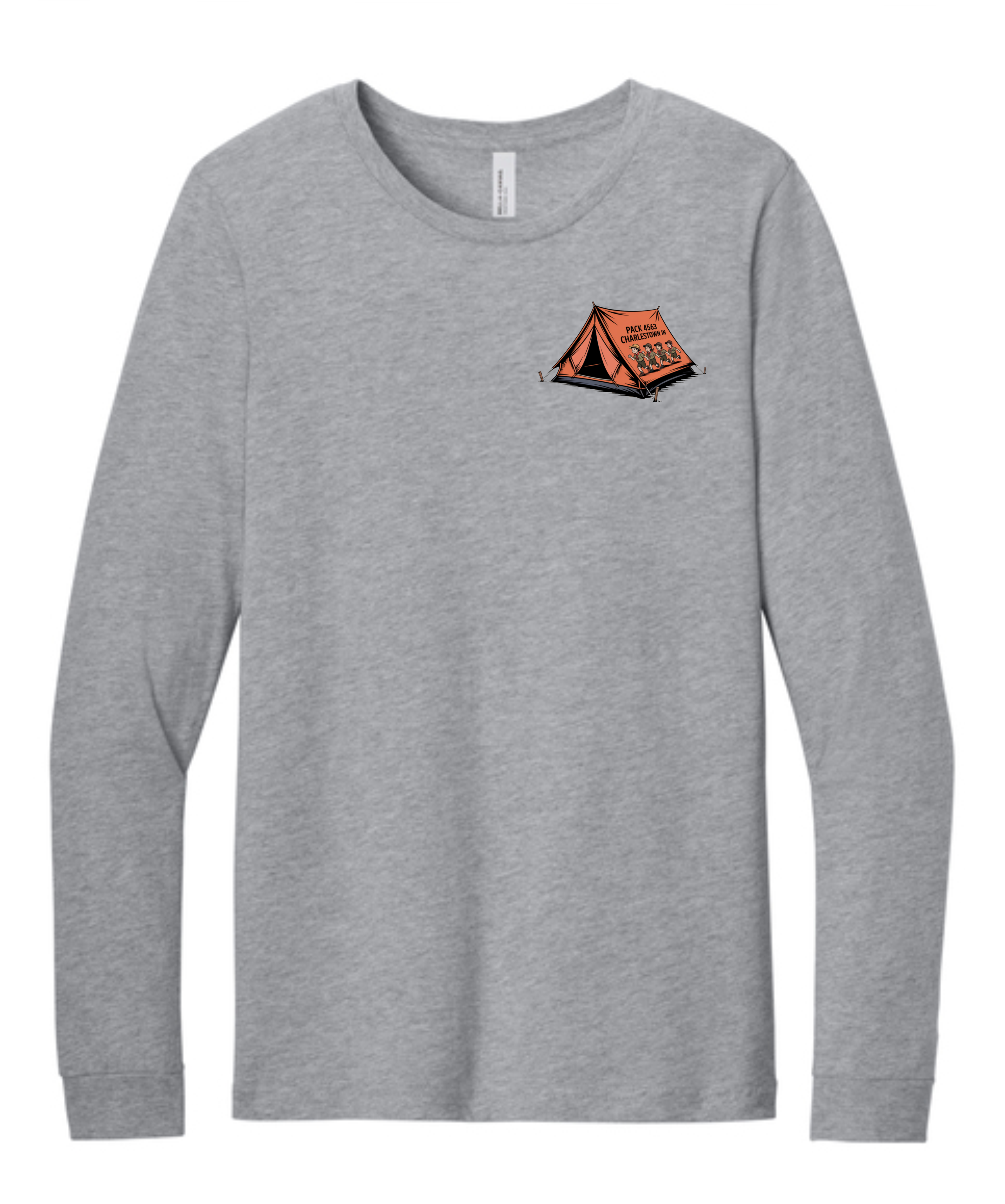 "Cub Scout Pack 4563" Adult Long Sleeve Tee