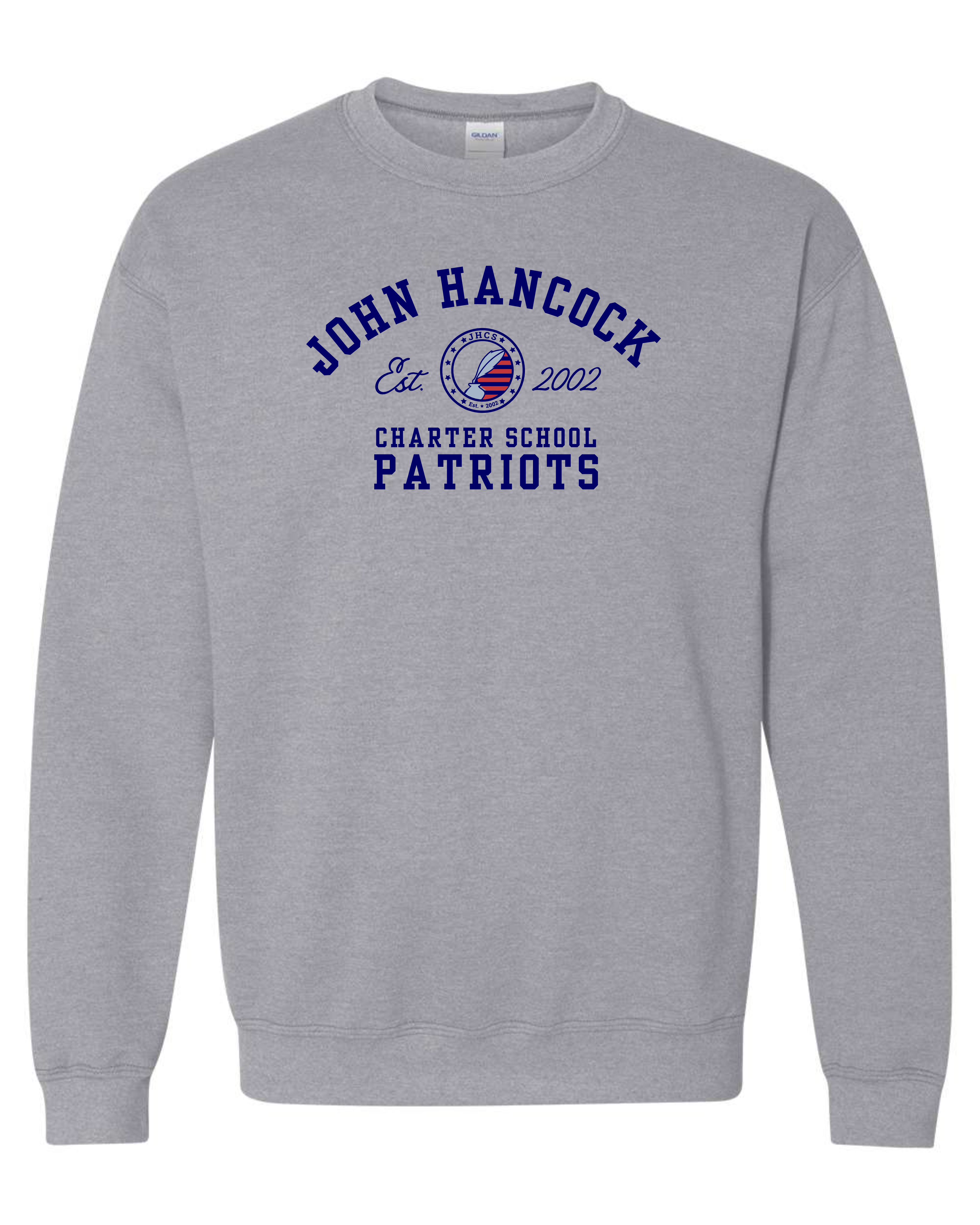 "John Hancock Charter School" Youth Crewneck Sweatshirt