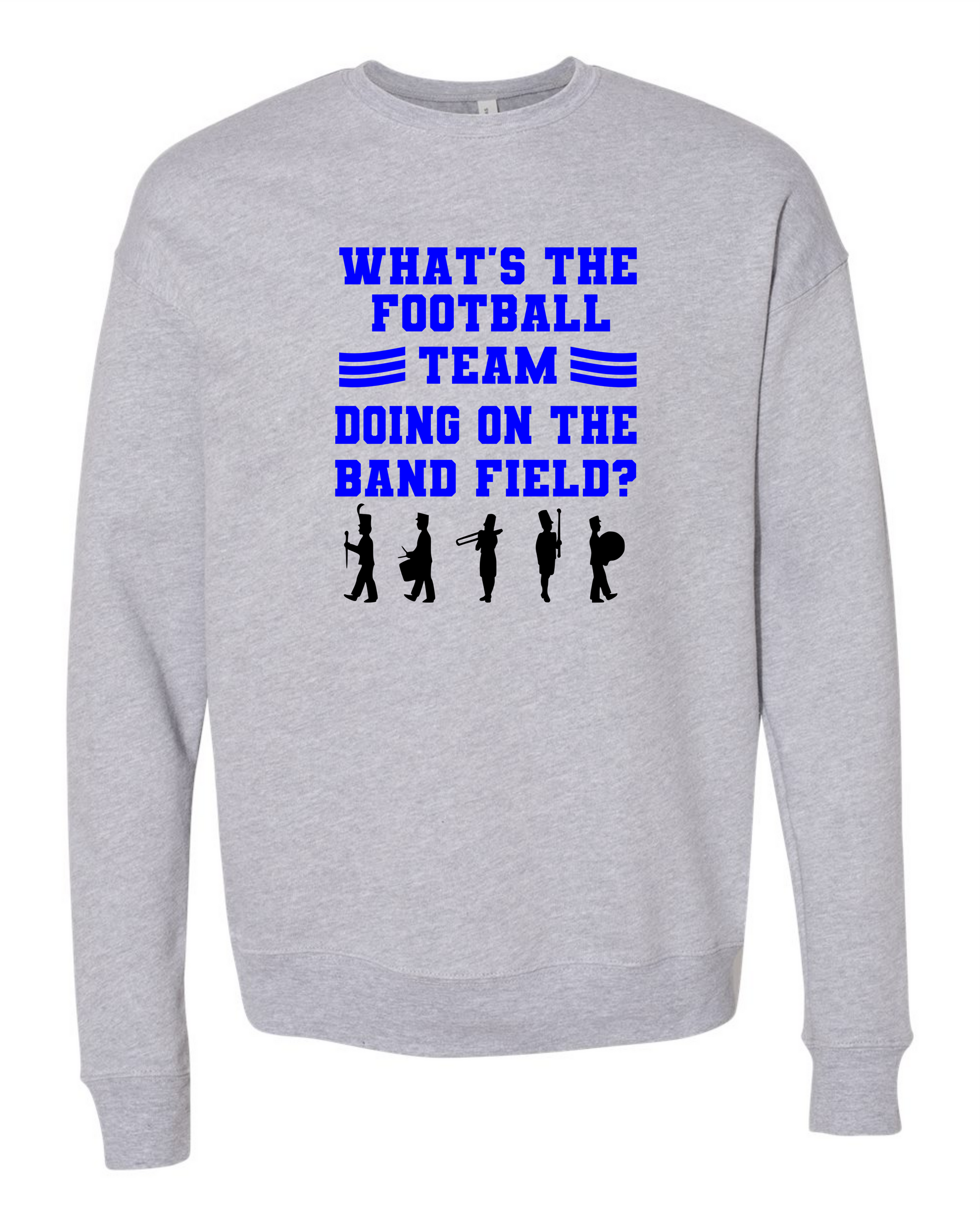 "Band Field" Adult Crewneck Sweatshirt
