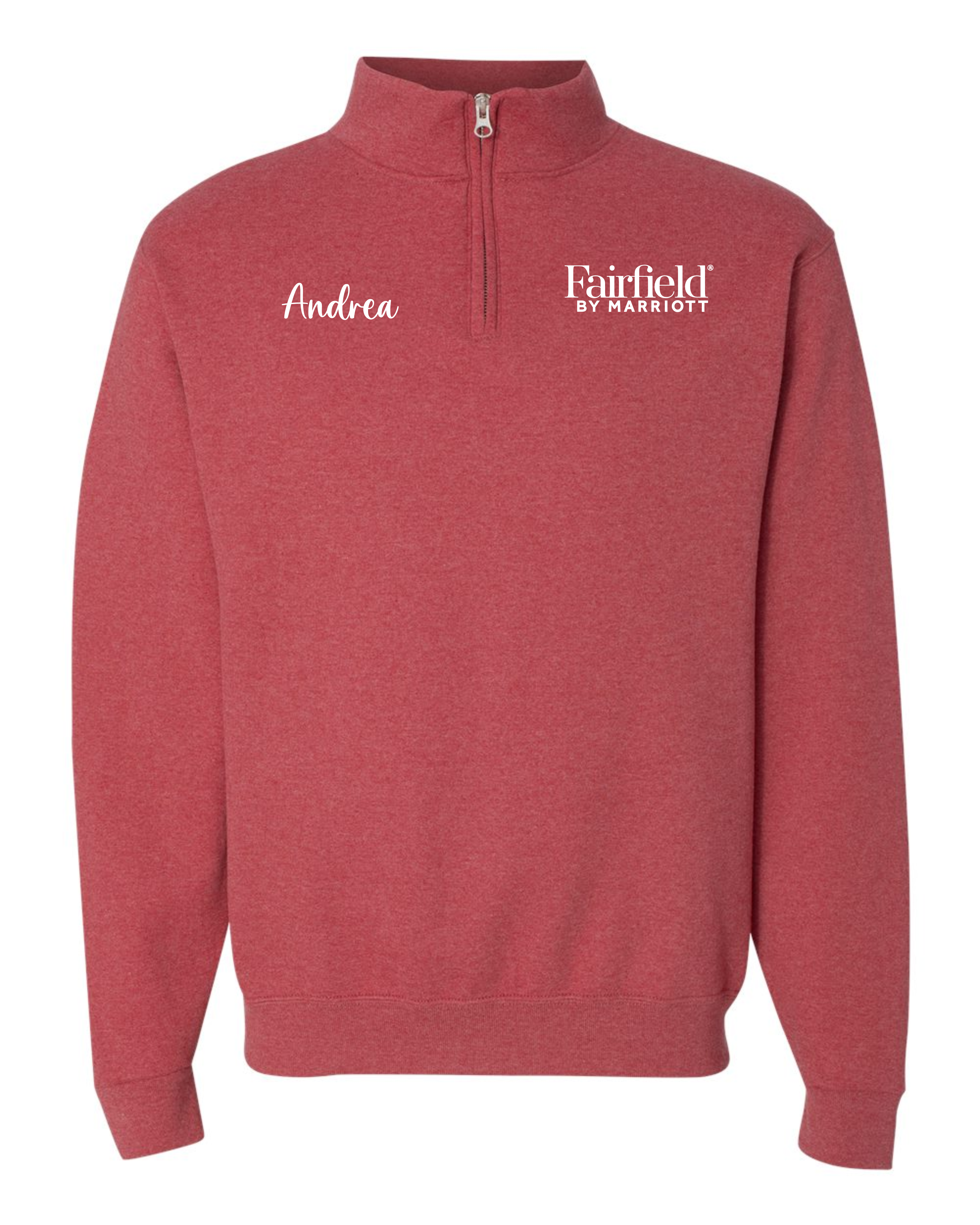"Fairfield By Marriott" Adult Quarter Zip Sweatshirt